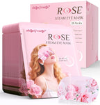 18 Packs Rose Heated Eye Mask by RestEasyLiveCalm