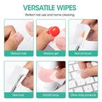 GELLEN Nail Cleanser Pads, 200 Pack Alcohol Prep Pads Nail Cleanser Wipes - Image 7