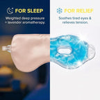 ASUTRA Silk Eye Pillow for Sleep, Light Pink - Image 5