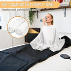 31"x71" Sauna Blanket Insert 2 Pack Machine Washable Blanket Towel Insert Super - Image 4