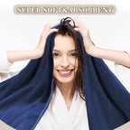 SUNLAND Microfiber Hair Towels Anti Frizz Hair Drying Towel Super Absorbent - Image 2