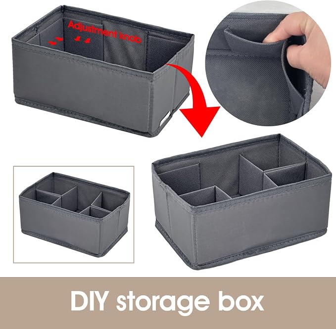 VERONLY Cosmetic Storage Bins Makeup Organizer, Adjustable Multifunction - Image 2