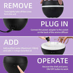 Essential Oil Diffuser, Small Ultrasonic Aromatherapy Diffuser - Image 8