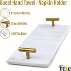 Guest Towel Holder Tray for Bathroom - Image 4
