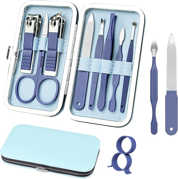 Manicure Set 8 in 1 Nail Clipper Set, Fingernail & Toenail Clippers, Manicure - Image 8