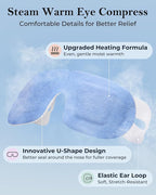 16 Pack Steam Eye Mask for Dry Eyes: Self-Heating Warm Compress for Stye Relief - Image 8