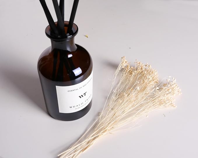 WEALD TRIBE Reed Diffuser Set for Bathroom Air Fresheners, Oil Diffuser Sticks - Image 3