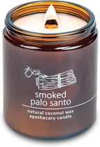 Hemlock Park Smoked Palo Santo Apothecary Hand-Poured Scented Candle | by HemlockPark