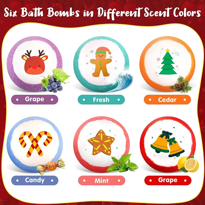 SeasonBliss Christmas Bath Bombs - Image 2