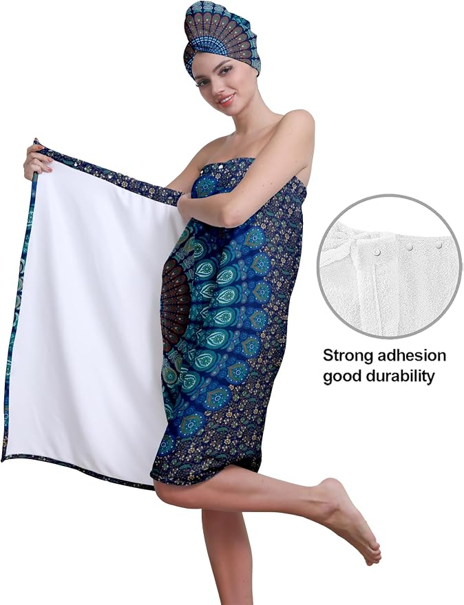 Women's Spa Bath Towel Wrap Set - Image 4