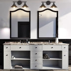 Licperron Black 2-Light Vanity Wall Sconce Lighting, Farmhouse Bathroom Wall - Image 8