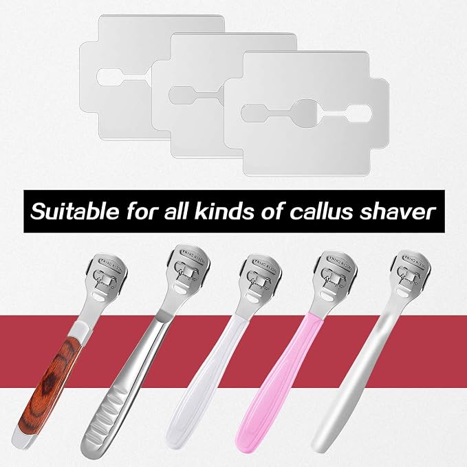 50 Pieces Callus Shaver Replacement Blades Corn Plane Stainless Steel Blades - Image 5