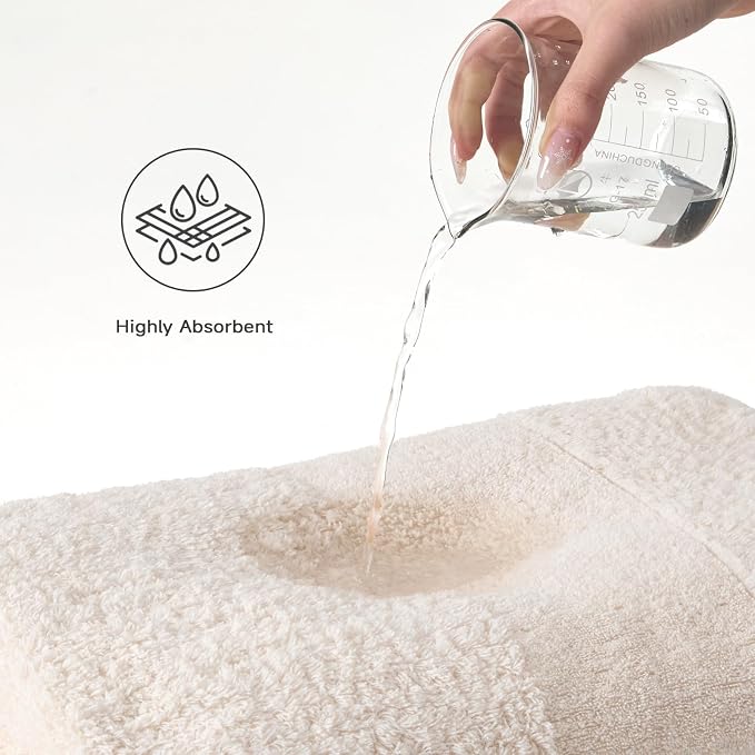 REDKISS Towels 2 Pack Luxury Extra Large Bath Towels Set 30 x 58 Inches – 100% - Image 6