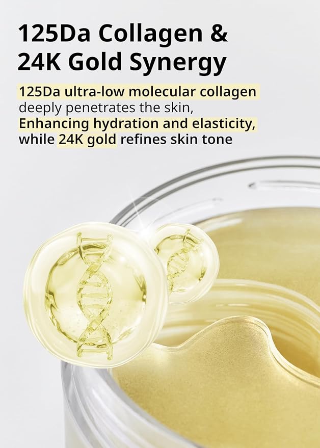 SNP 125Da Collagen + 24K Gold Perfection Eye Patch | Nourishing Under Eye - Image 4