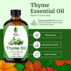 SVA Thyme Essential Oil – 4 Fl Oz – 100% Natural Thyme Oil - Image 3