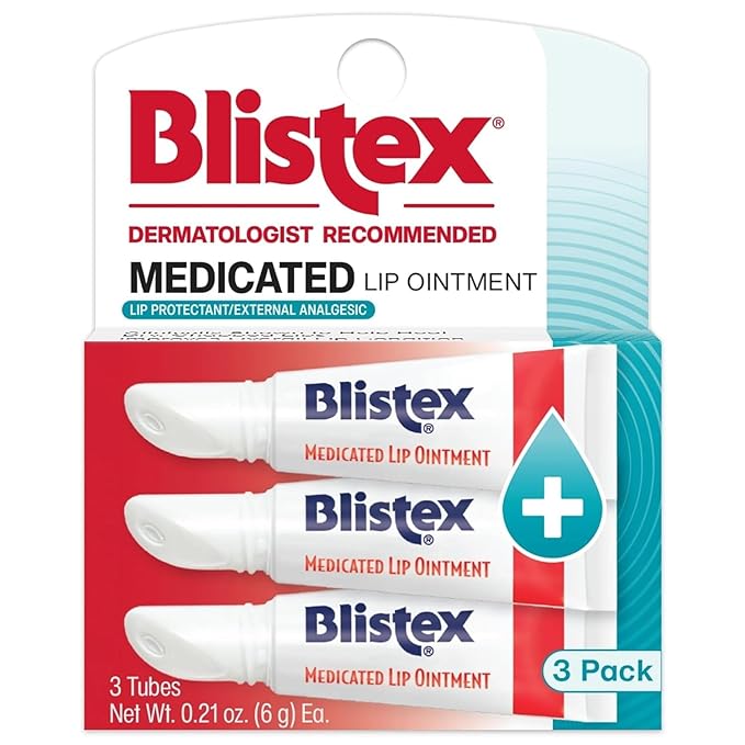 Blistex Medicated Lip Ointment, 0.21 Ounce Tube, Relieves Cold Sores & Helps by BLISTEXLIPCARE
