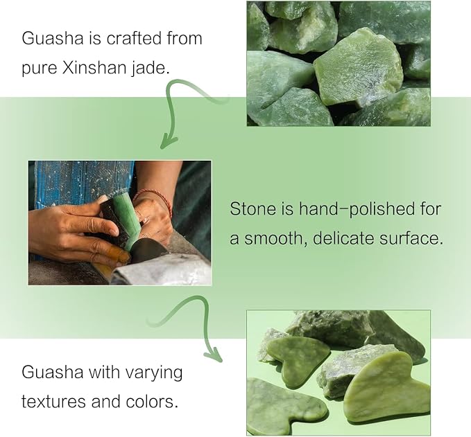 huefull Gua Sha Facial Tool for Face and Body, Gua Sha for Self Care, Guasha - Image 3