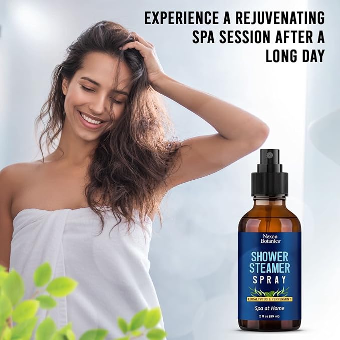 Eucalyptus & Peppermint Shower Steamer Spray 2 fl oz - Image 5
