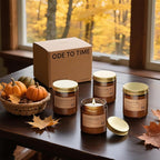 M&SENSE 4 Pack Fall Christmas Candle Gift Set, Aromatherapy Candle Gift - Image 4