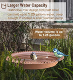 Garbuildman Upgraded 5-Prong Base Bird Bath - Image 5