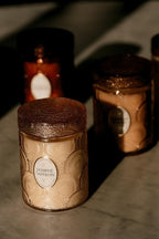LEOBEN CO – Jasmine Saffron Scented Candle – 18oz, Heirloom Collection Design – - Image 2