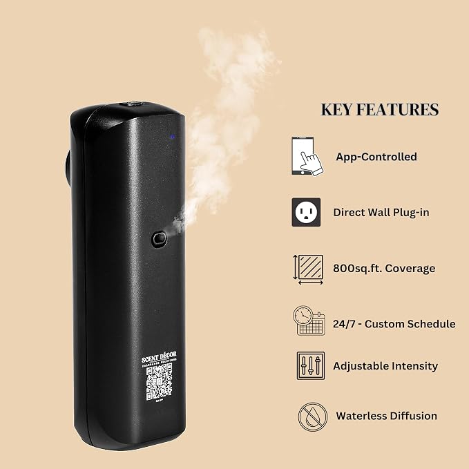 Plug in Diffuser for Essential Oils, App Controlled Electric Air Freshener - Image 3