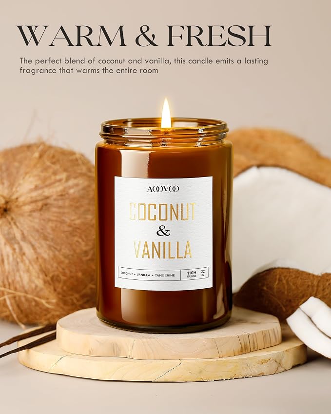 AOOVOO Vanilla Coconut Candle - Image 5