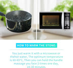 4 Pcs Mushroom Hot Massage Stones Set Natural Bian Warm Rocks Kit - Image 8