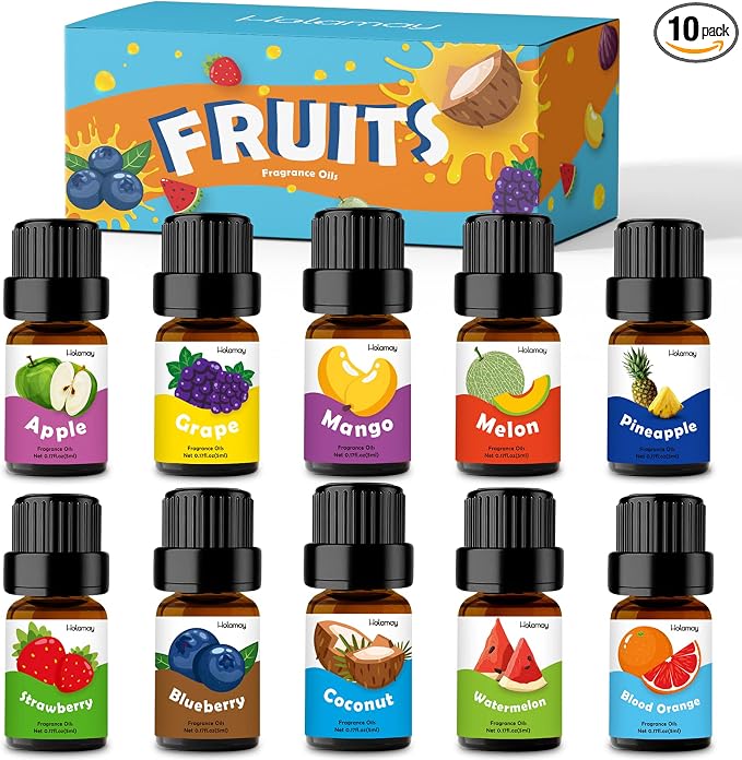 Fruity Fragrance Oil, Holamay Premium Fruit Essential Oils by Holamay