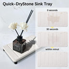 2PCS Water Absorbing Stone Drying Mat - Image 3