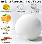 Magnesium Bath Bombs Post Workout Recovery Sore Muscles Tension Epsom Salt - Image 3