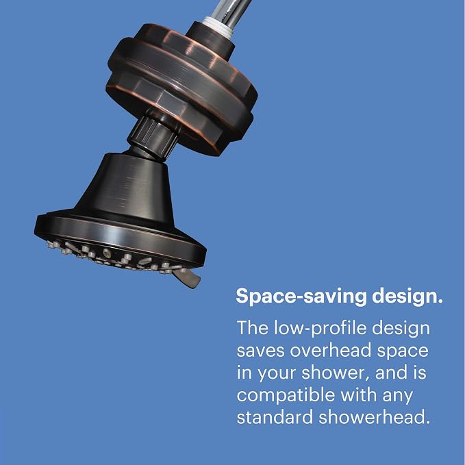 Brondell Shower Filter VivaSpring, Compact Rubbed Bronze – High Output - Image 6