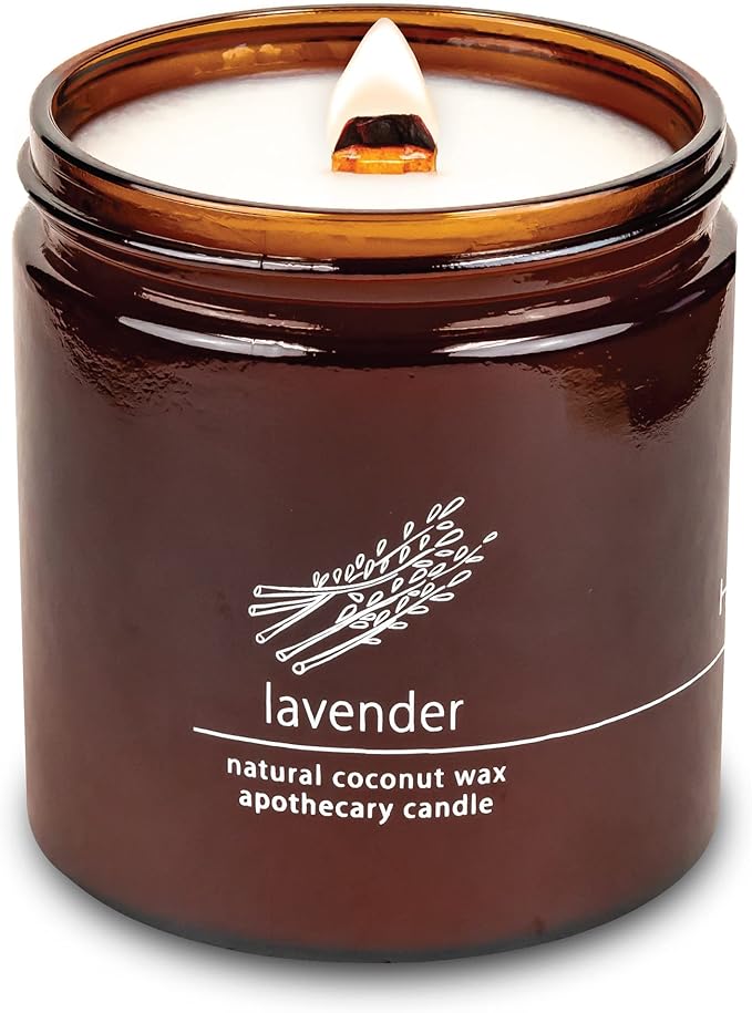 Hemlock Park Crackling Wood Wick Candle Handcrafted by HemlockPark