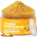 VOERUY Body Scrub, Turmeric Exfoliating Body Scrub, by VOERUY