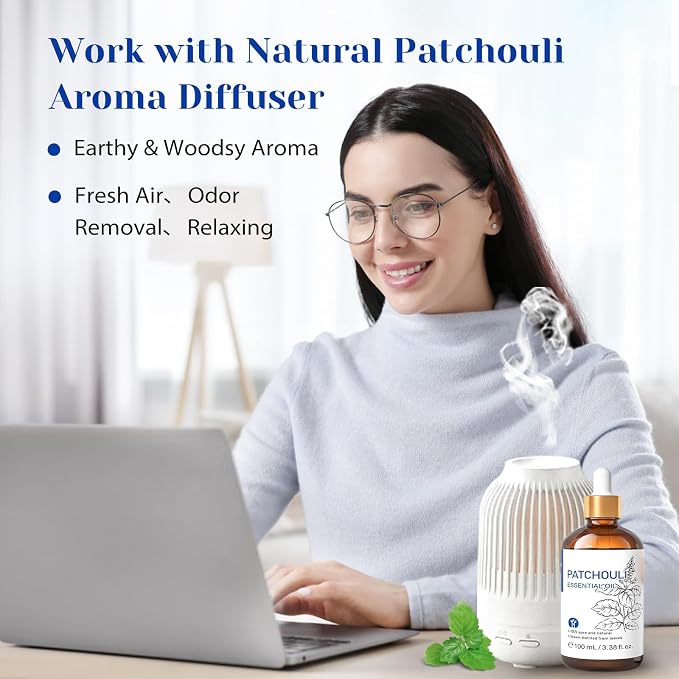 HIQILI Patchouli Essential Oil, 100% Pure & Natural - Image 2
