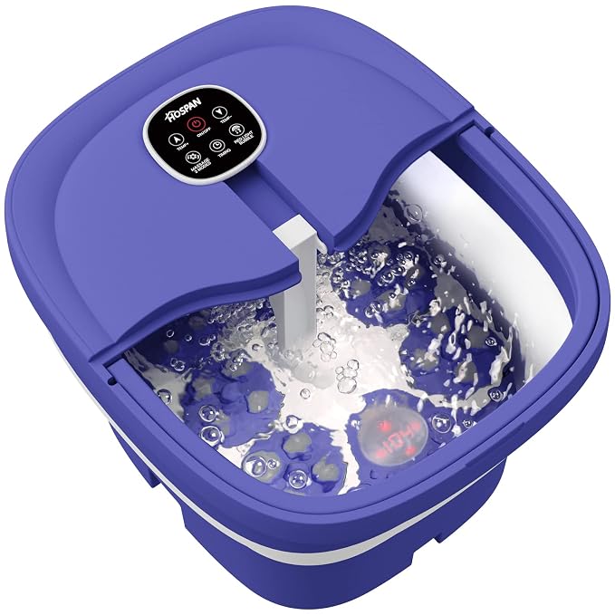 HOSPAN Collapsible Foot Spa Electric Rotary Massage, Foot Bath by HOSPAN