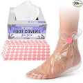 200 Pcs Plastic Socks for Moisturizing Feet – Leak-Proof Foot Gloves for by KETAR