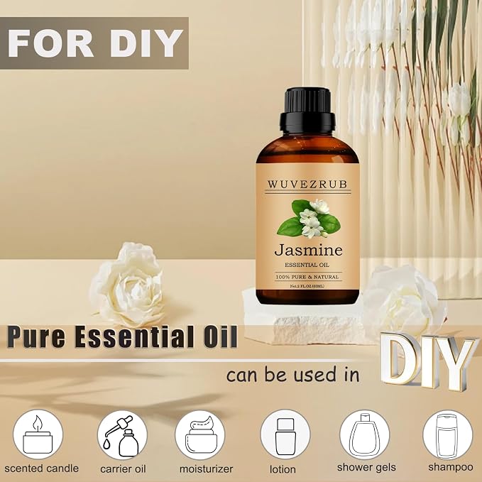 Jasmine Essential Oil, 60ML Pure and Natural - Image 3