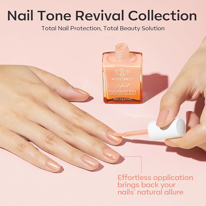 modelones Nail Strengthener Nude Nail Repair - Image 7
