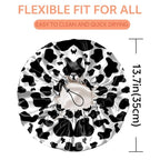 Shower Cap Reusable Double Layer Adjustable Elastic Waterproof EVA Hair Bath - Image 2