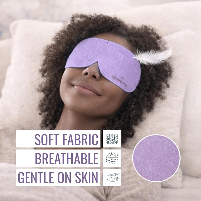 NOVEHA Lavender Self Heating Steam Eye Mask - Image 5