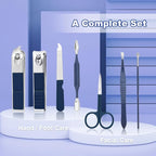 Manicure Set-Stainless Steel Nail Care Set-Professional 7 in 1 Ingrown Toenail - Image 6