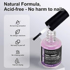 LOUINSTIC Nail Prep Dehydrator and Acid-Free Primer, Quick-Dry & Safe - Image 5