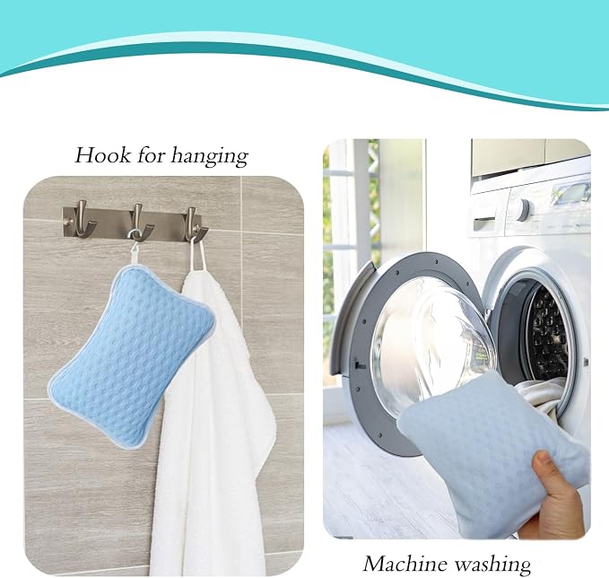 Bath Pillows for tub, Home Spa Pillows for Bathtub, Hot Tub, Head and Neck - Image 5