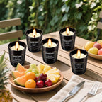 12 Pack Scented Black Candles Gift Set, Natural Soy Wax Aromatherapy Candles - Image 9