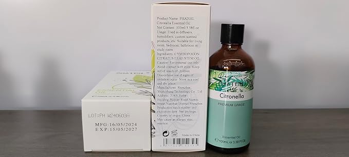 PHATOIL 100ML Citronella Essential Oil, - Image 8