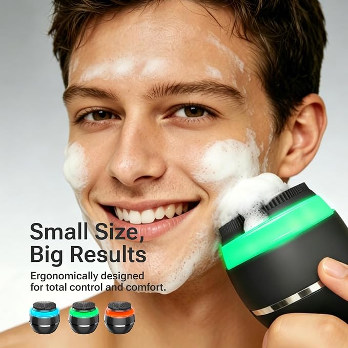 Electric Face Scrubber & Silicone Facial Cleansing Brush - Image 2