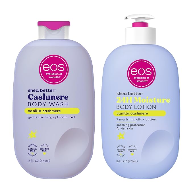eos Shea Better Body Lotion+ Body Wash, Vanilla Cashmere by eosproducts