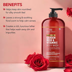Botanic Hearth Garden Rose & Vitamin E Body Wash – Limited Edition Hydrating - Image 3