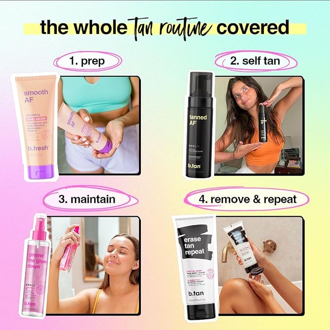 b.tan Dark Self Tanner Mousse | Get Tanned - Image 6